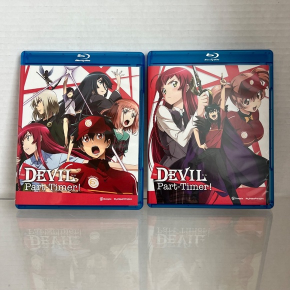 The Devil is a Part-Timer! Complete Box Set (Blu-ray/DVD Combo) Anime LIKE NEW - Picture 1 of 7